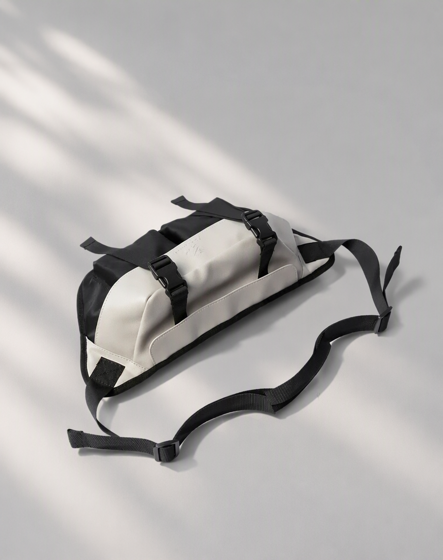 Two-Tone Oxford Sling Crossbody Bag
