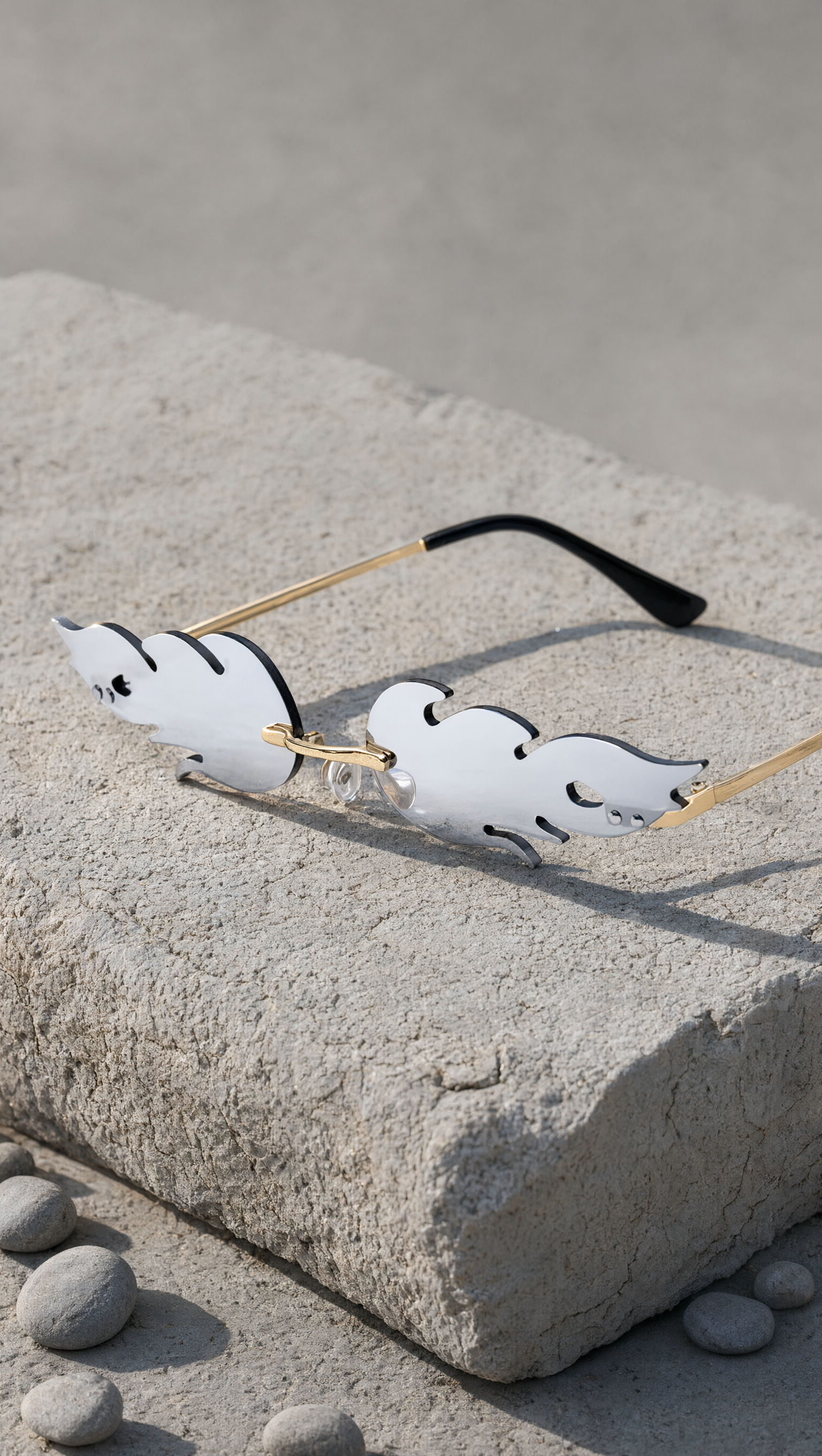 Rave Fire Sunglasses, styled photo