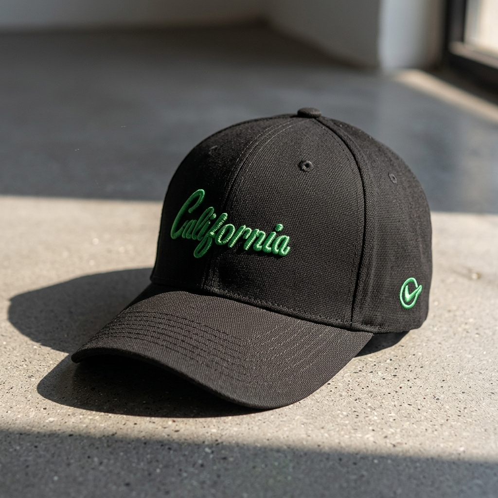 California Embroidered Adjustable Baseball Cap