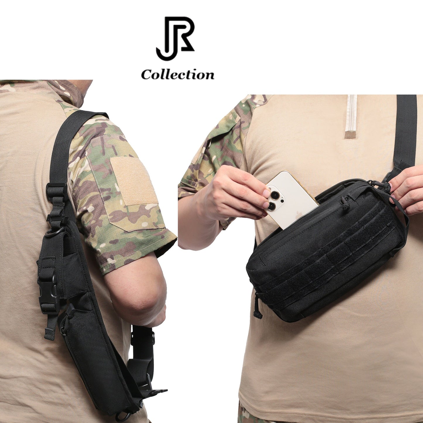 Fashionable Shoulder Bag, Tactical Backpack Shoulder Strap, Punch key, Chest Bag, Sling Cross Bag, New Casual Handbag, Travel Phone Bag