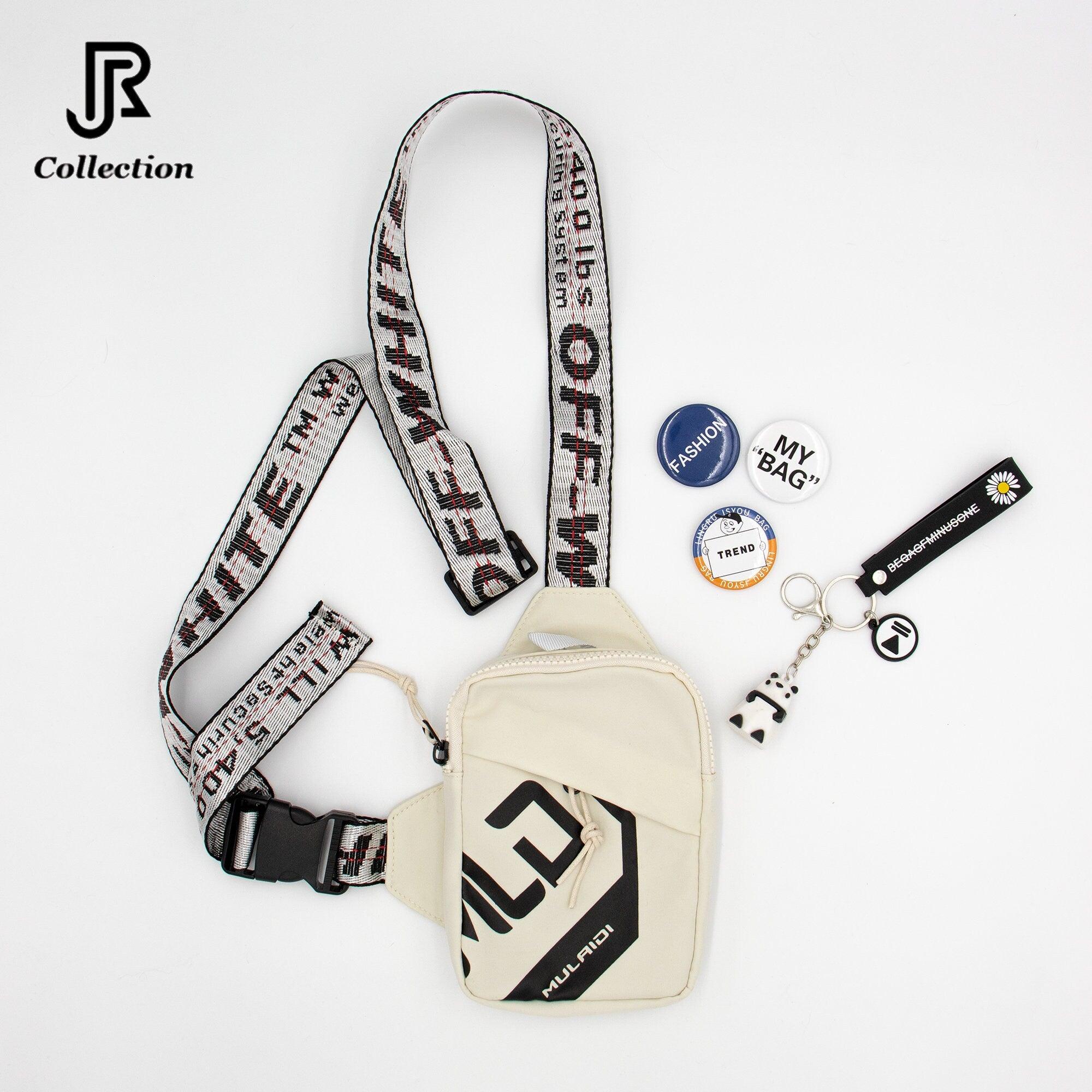 fashionable colorful shoulder and sling crossbody bag front view