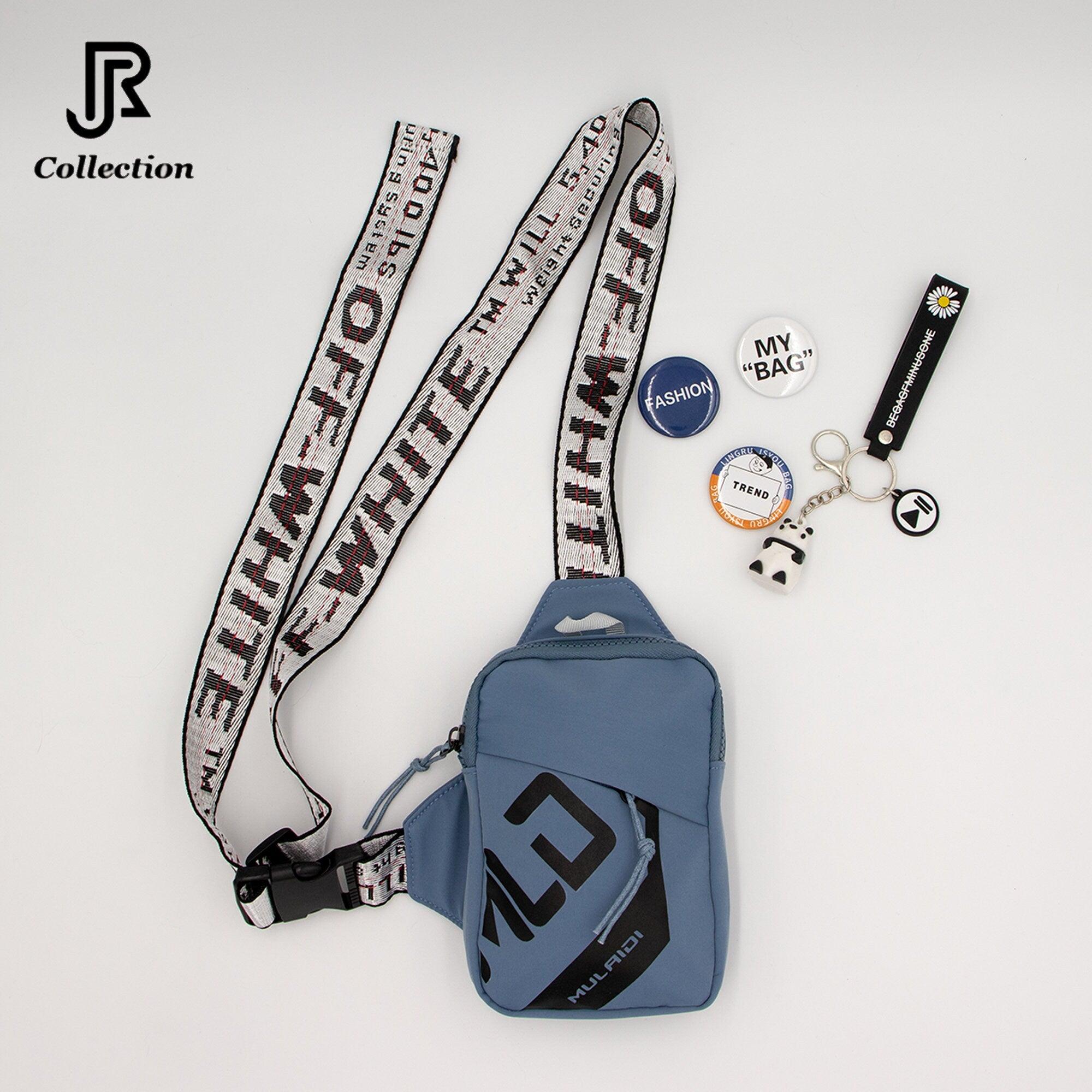 fashionable colorful shoulder and sling crossbody bag front view