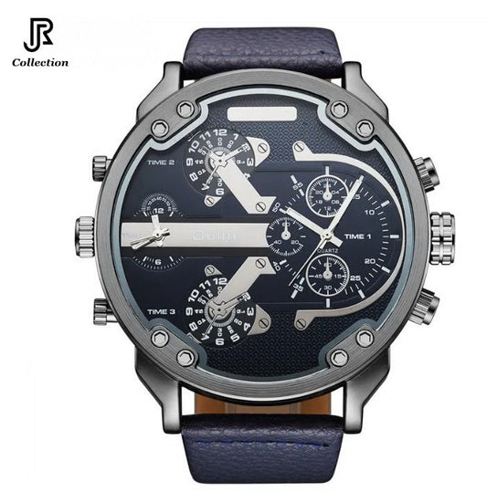 Sport Quartz Watch, Men Big Dual Movement, Gift for Him, Gift for Her, Fashion, Casual, Anniversary