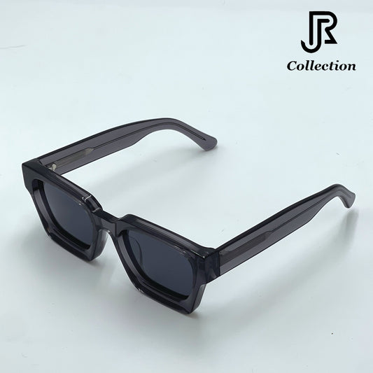 Crystal Acetate -  Fashionable Square Sunglasses by RJ68 - Unisex, UV400 - Fashionable & Stylish Eyewear - Gift